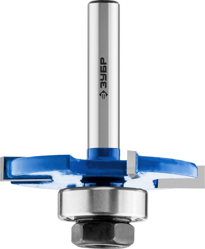 Фреза горизонтально-пазовая 50.8 x 6 мм, хвостовик 8 мм ЗУБР Профессионал 28757-50.8-6