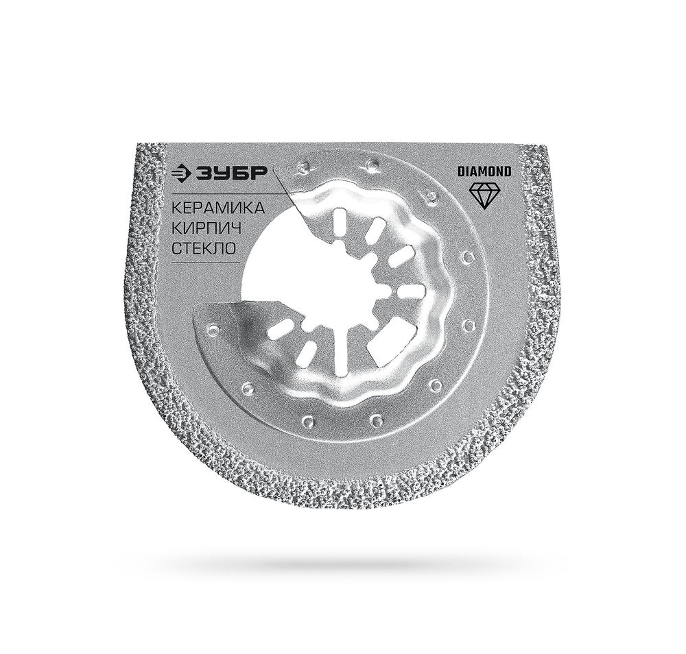 Полотно дисковое DIAMOND 65 x 2.2 мм с алмазным зерном Р40: керамика, мрамор, стекло, кирпич ЗУБР StarQuick 15584-65