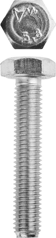 Болт M10 x 55 мм, кл. пр. 5.8, цинк, 5 кг, ГОСТ 7798-70 ЗУБР 303080-10-055