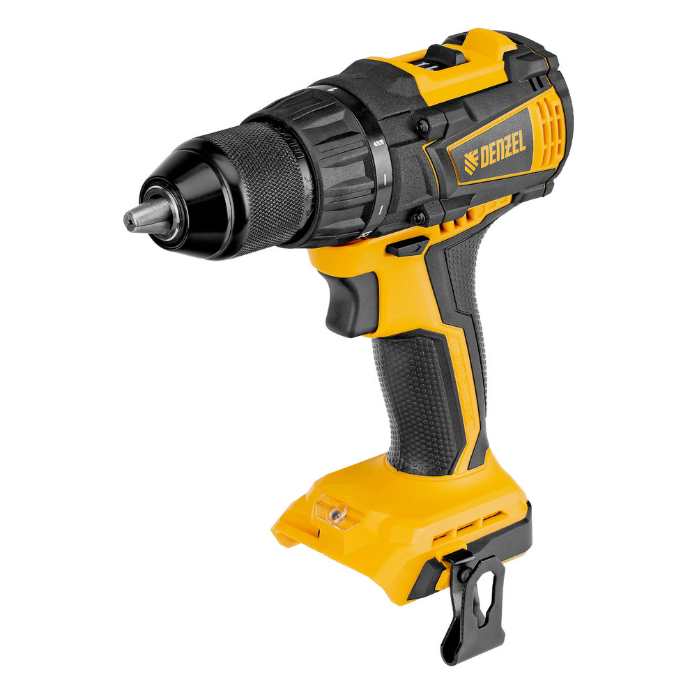 Дрель-шуруповерт аккумуляторная, бесщет. BLDL-IB-18-0, Li-Ion, 18 В Denzel (26122)