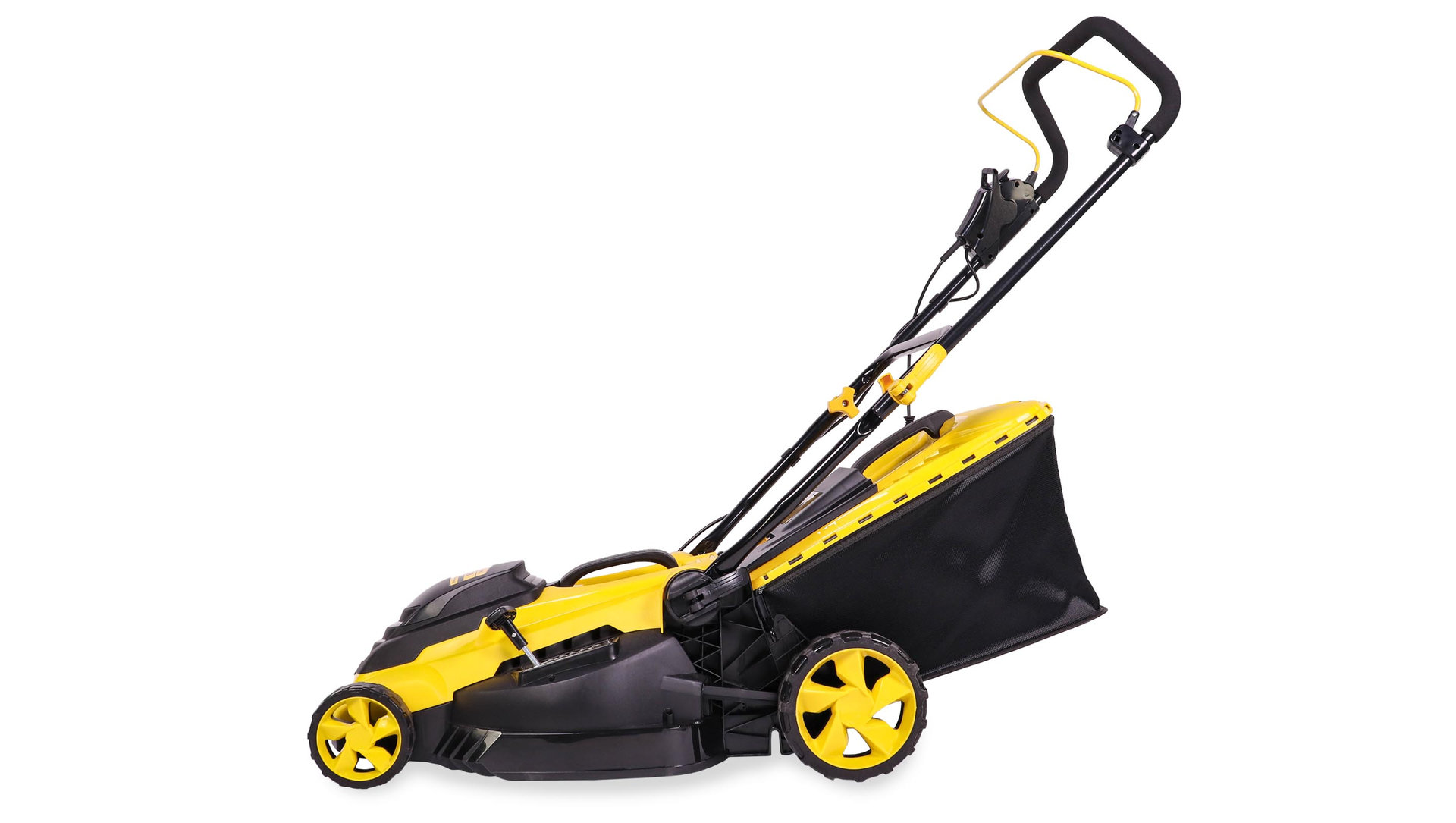 Газонокосилка эл. CHAMPION EM4118 (1,8 кВт пласт.+ткань травосб. 50л ширина 420мм 25-75мм, 13кг) (EM4118)