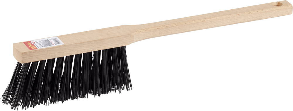 Щётка-смётка EURO, буковая рукоятка 440мм, жёсткая щетина длиной 75мм, 3-рядная GRINDA 39040