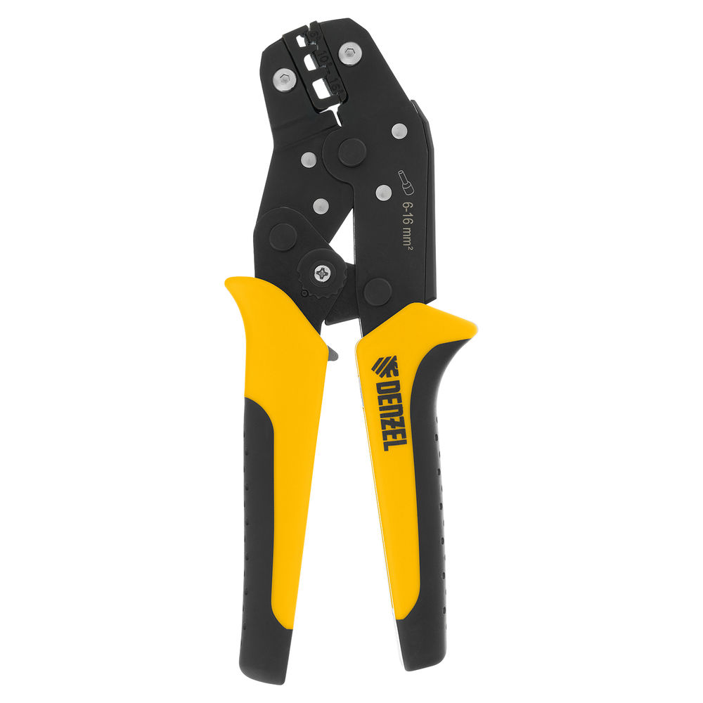 Клещи для обжима наконечников штыревых НШВ, НШВИ, НШВИ-2, 6-16 мм2 Denzel (17744)