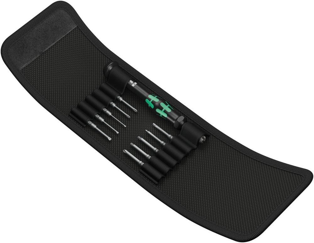 Набор бит прецизионных и рукоятки-битодержателя, 11 пр., хвостовик Halfmoon/HIOS 4 мм Kraftform Kompakt Micro 11 Universal 1 WE-135938