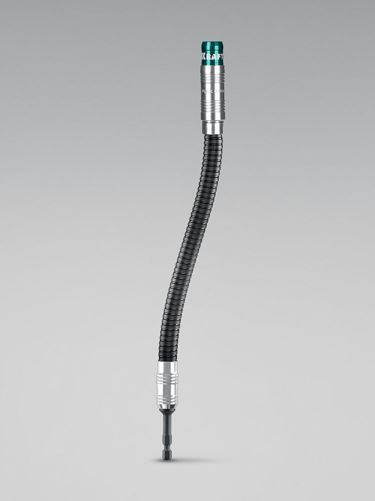 Набор: угловая ударная насадка + гибкий ударный адаптер RIGHT ANGLE SET, 2 шт, 140 мм, 425 мм KRAFTOOL 26778