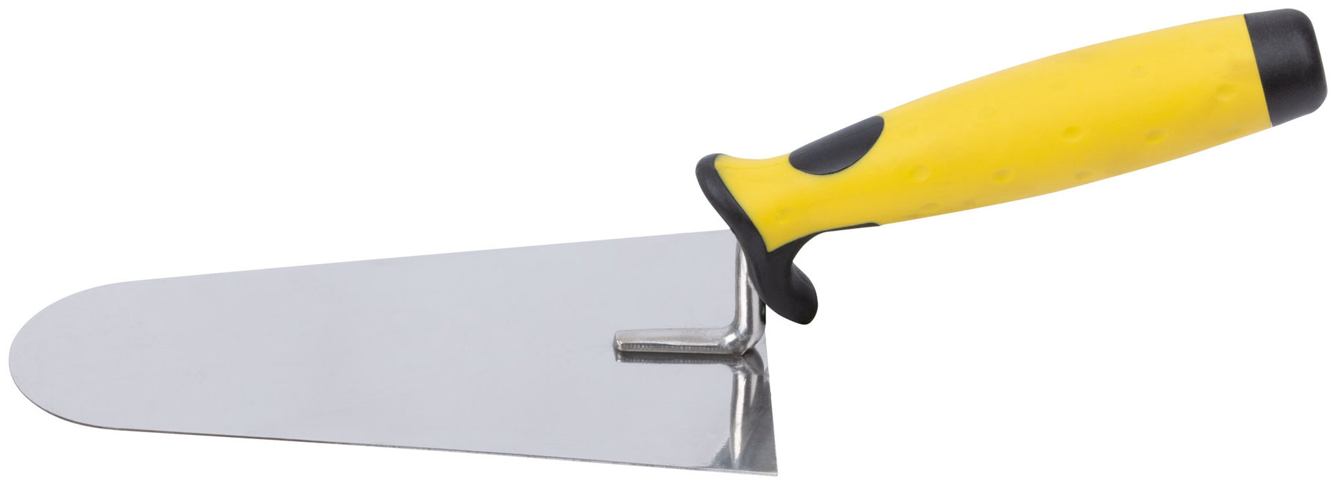 Мастерок нержавеющий, мягкая ручка, Профи, бетонщика 180 мм (05072)