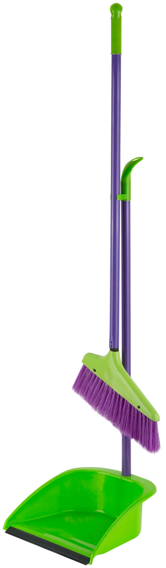 Набор для уборки Грейс (совок + щетка пластиковые на длинных ручках) 240х250х810 мм