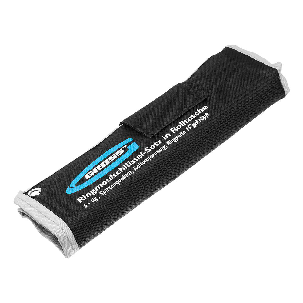 Набор ключей комбинированных 8-17 мм, 6 шт, CrV, холодный штамп Gross (15147)