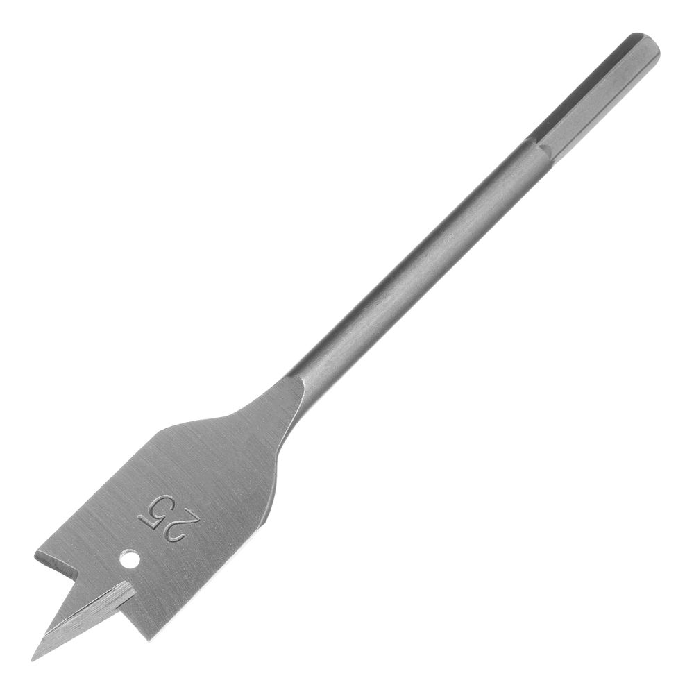 Набор сверл перовых по дереву, 10-12-16-18-20-25 мм, 6 шт, шестигранный хвостовик Сибртех (704155)