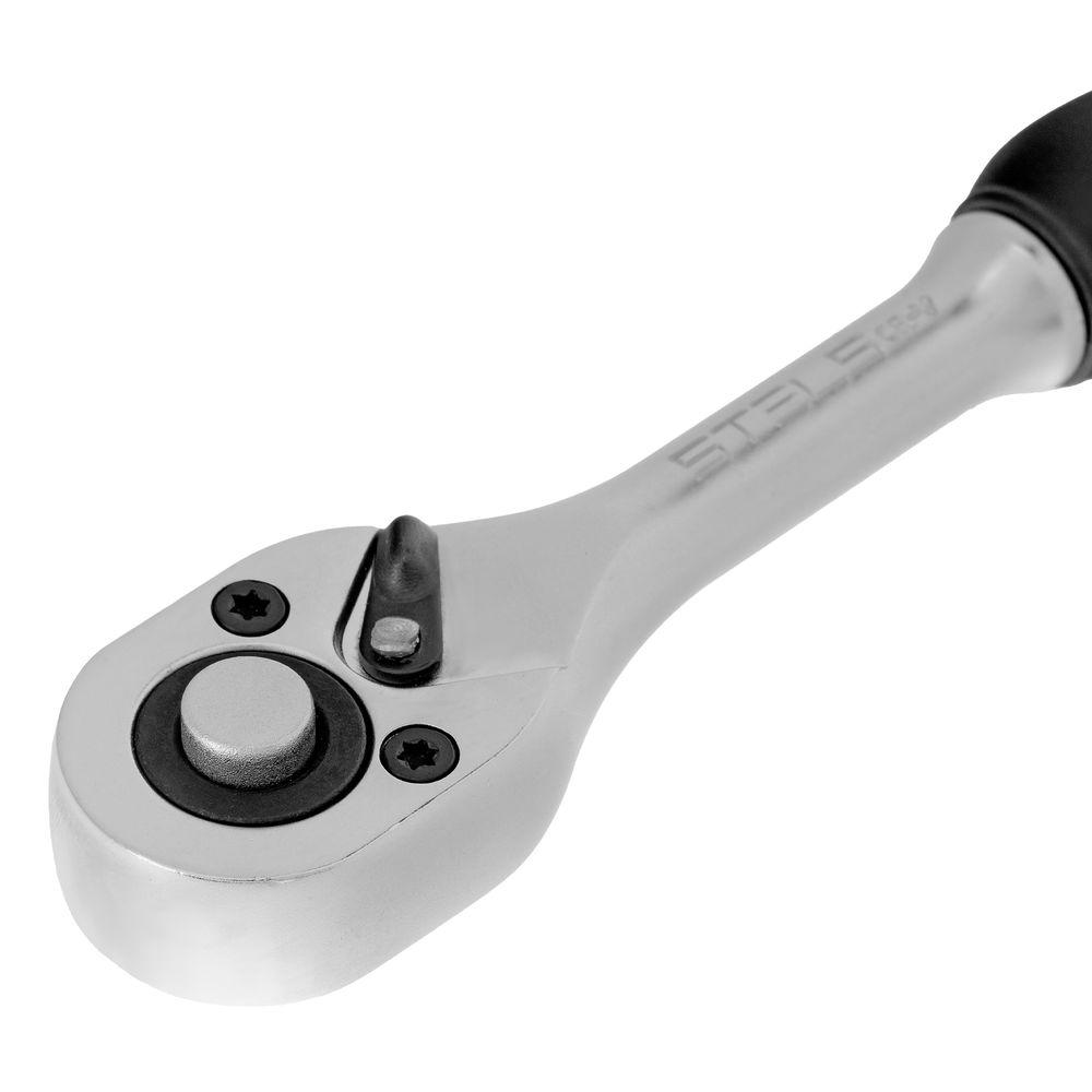 Набор торцевых головок с трещоткой, 1/4, 26 предметов Stels