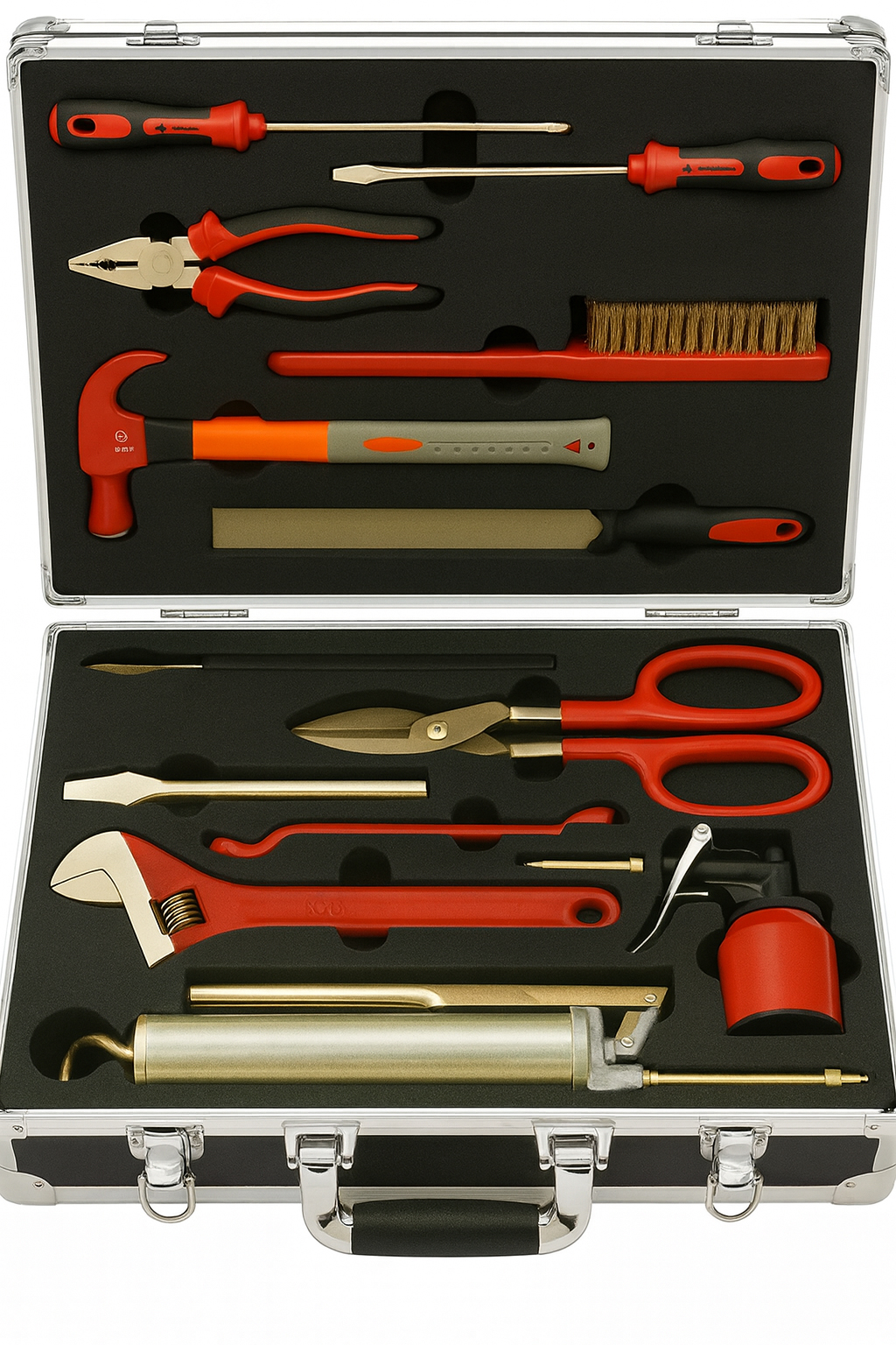 Набор взрывобезопасного инструмента (13 предметов) BeCu No.AA27-13, HORTZ