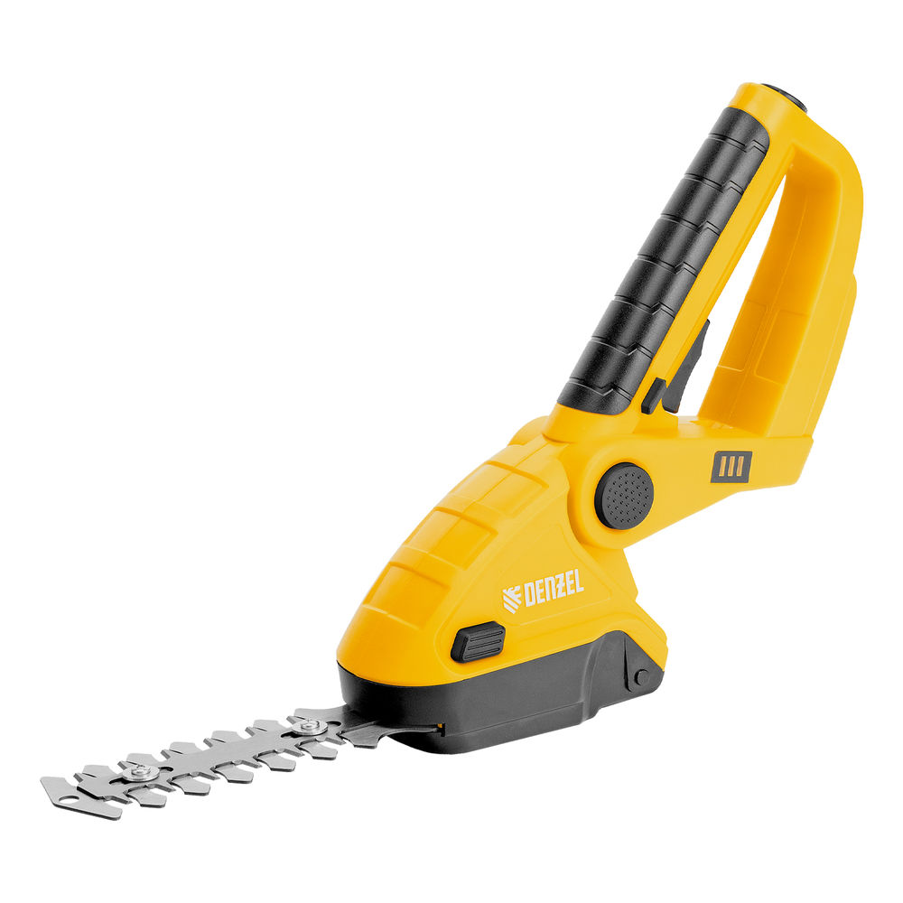 Ножницы-кусторез аккумуляторные GS-7, Li-Ion, 7,2 В Denzel (59428)