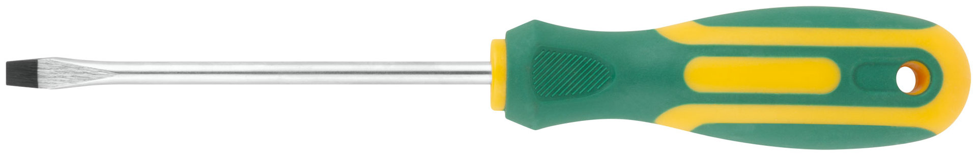 Отвертка Контур, CrV сталь, прорезиненная ручка 5х100 мм SL (55202)