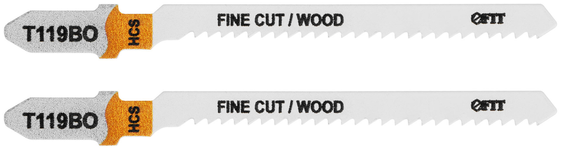 Полотна по дереву, HCS, фрезерованные, волнистые зубья, 82/56/2 мм (Т119ВО), 2 шт. (40937)