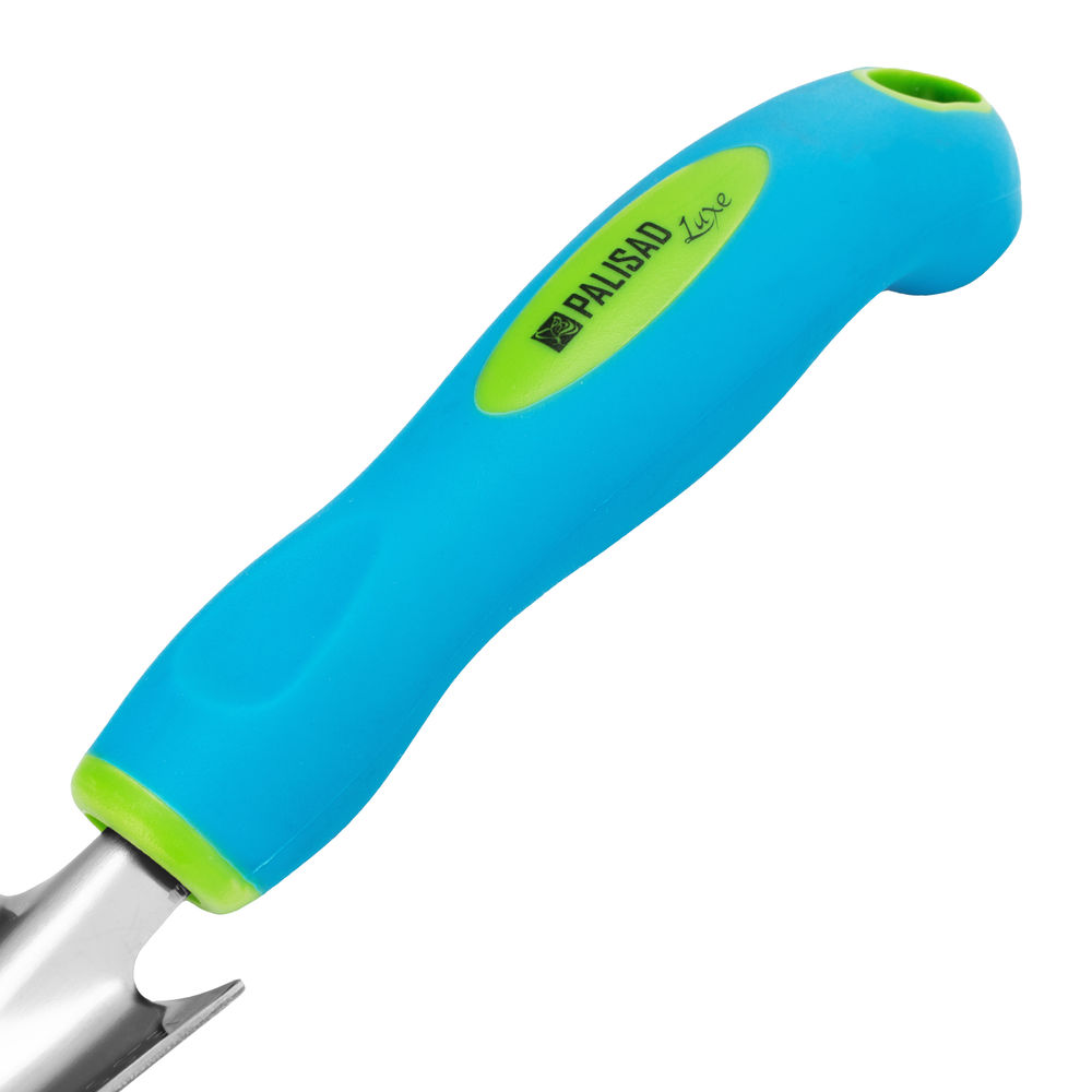 Совок посадочный узкий, 60 х 315 мм, нержавеющая сталь, двухкомпонентная рукоятка, Premium Plus, Palisad (62052)