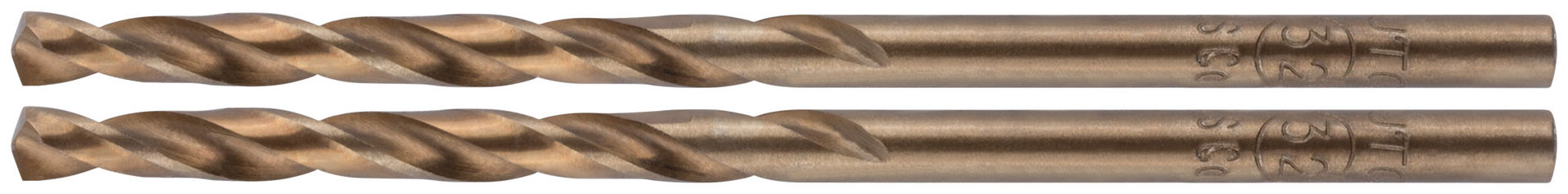 Сверло по металлу Cutop Profi с кобальтом 5% 3,2 x 65 мм, 2 шт. (48-364)
