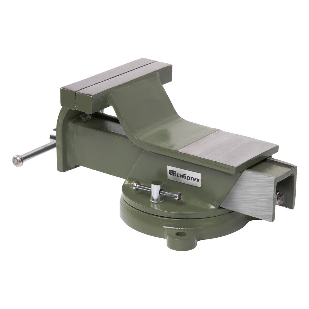 Тиски слесарные, 125 мм, стальные, поворотные Сибртех (18619)