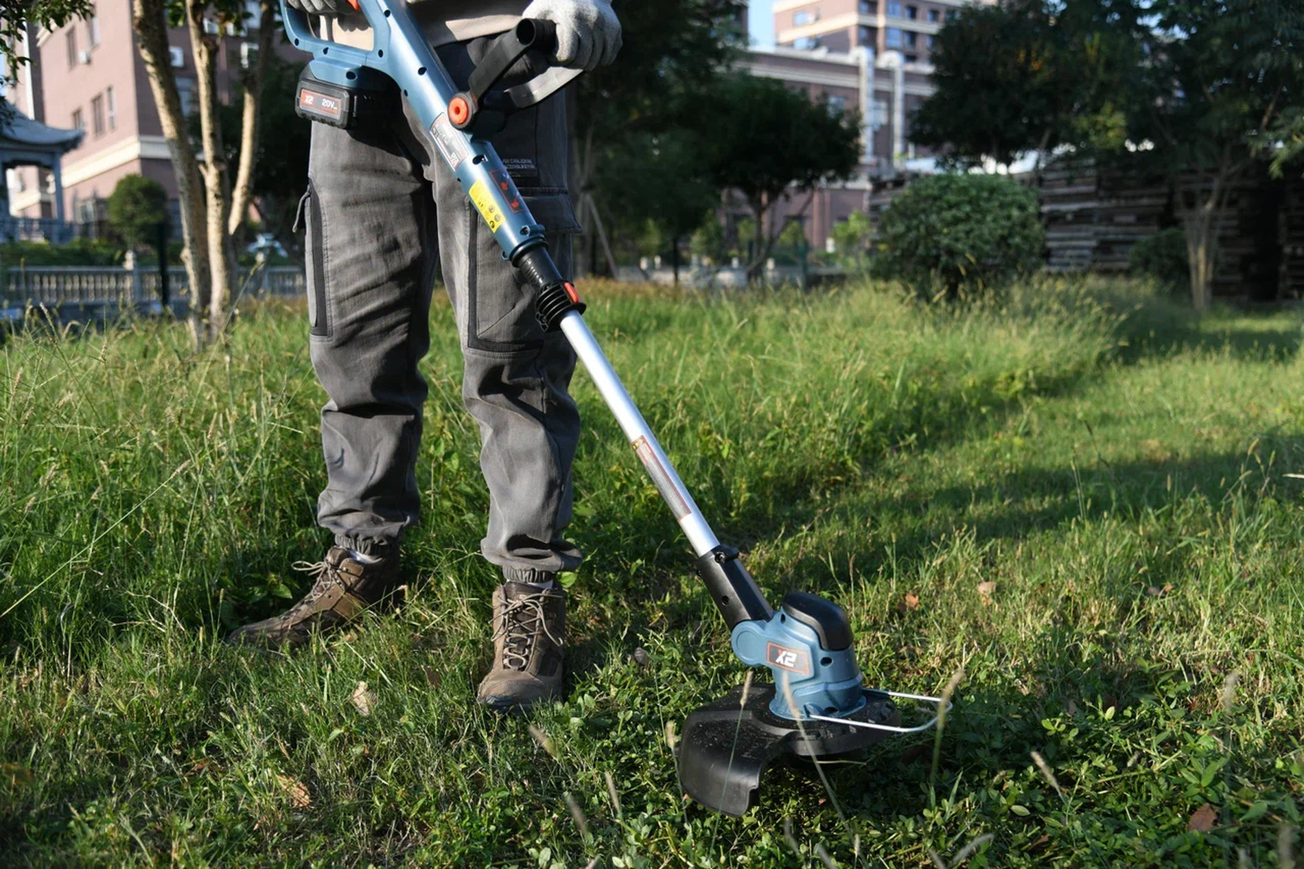 Триммер аккумуляторный, серия X2, 20В, 30.5 см., с 1 АКБ, 1 ЗУ