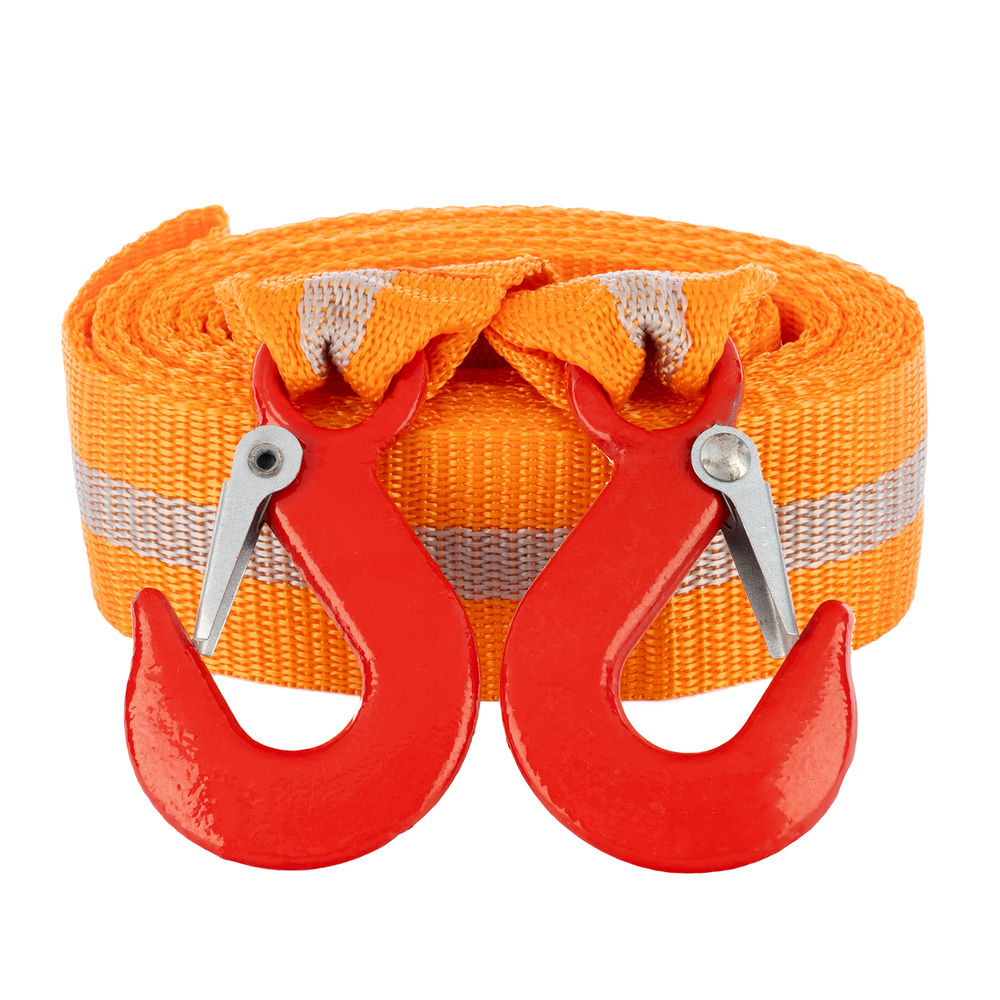 Трос буксировочный 3.5 т, 5 м, 2 крюка, пакет Stels (54373)