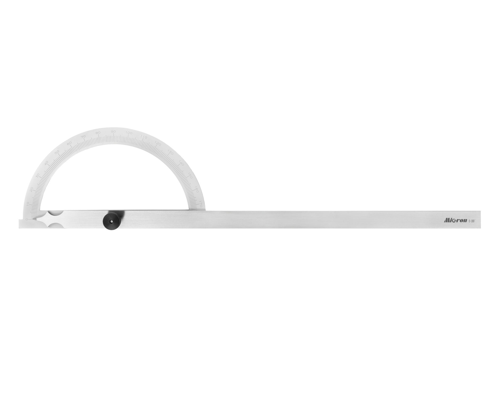 Угломер-транспортир мод. УТ-180 0-180° (300х600мм, 1°) (ГРСИ №93019-24) Мicron