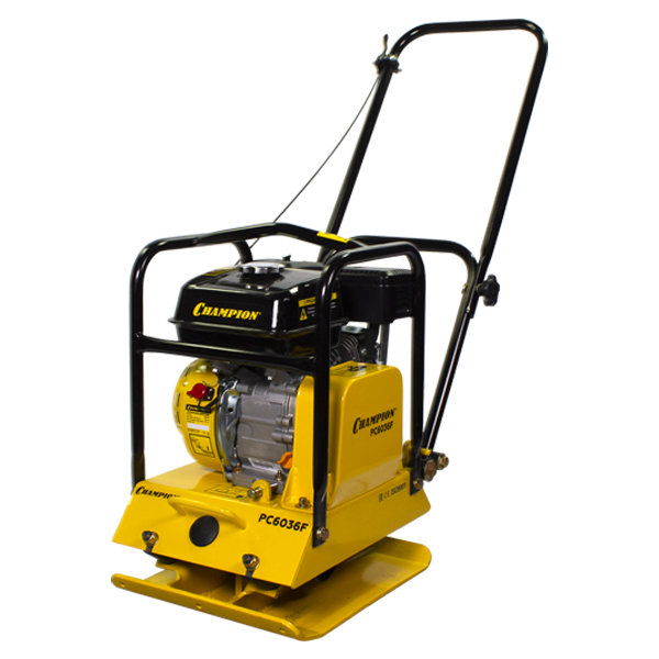 Виброплита бензиновая CHAMPION PC6036F (58кг11кН45*35см25см4,8кВт) (PC6036F)
