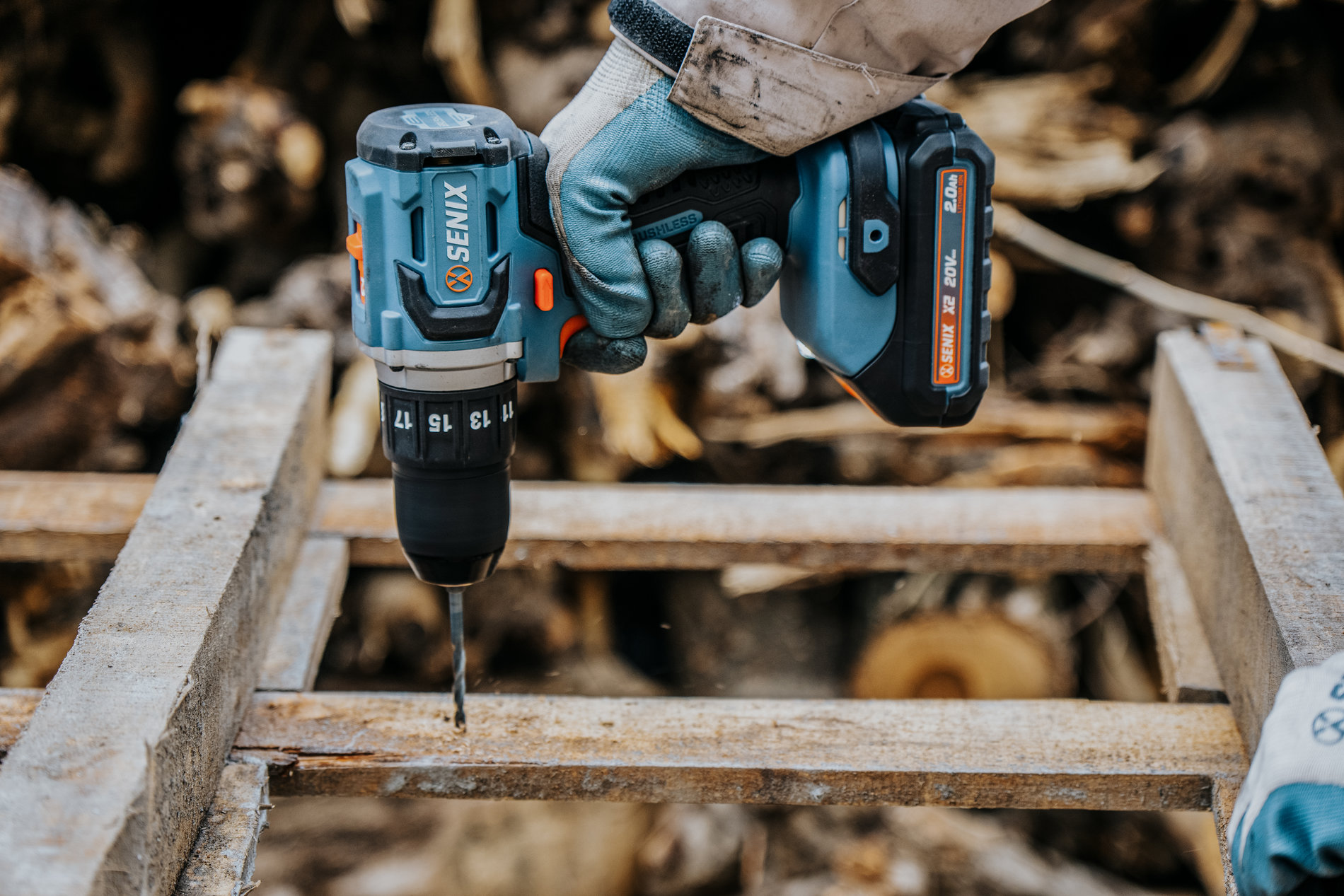 Дрель-шуруповерт, 60 Нм, без АКБ и ЗУ X2 20В