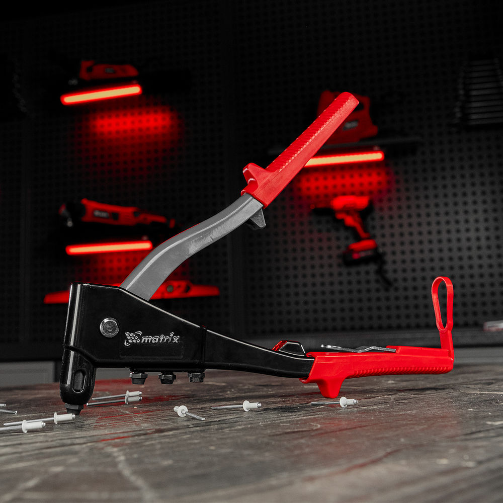 Заклепочник литой, 260 мм, заклепки 2.4-3.2-4.0-4.8 мм Matrix (40551)