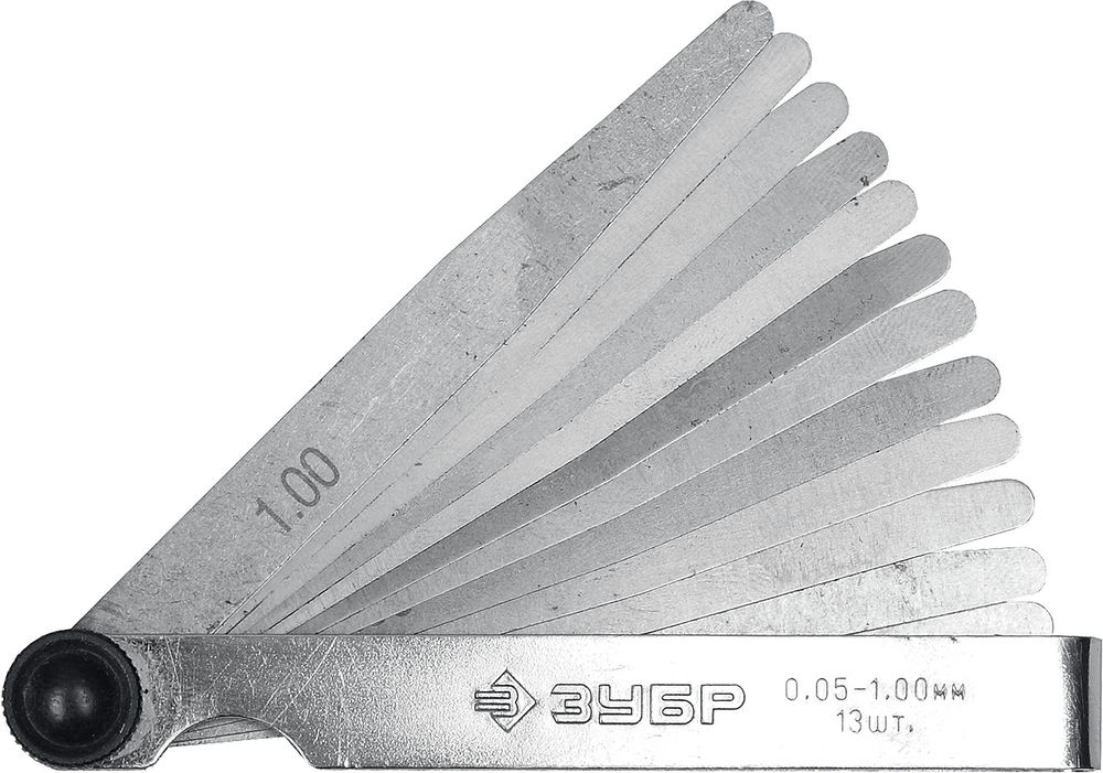Набор щупов автомобильных 13 шт 0.05-1 мм ЗУБР 4325-H13