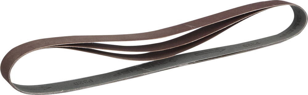 Лента шлифовальная 25?762 мм P120 для станка ЗШС-330 МАСТЕР 3 шт ЗУБР 35547-120