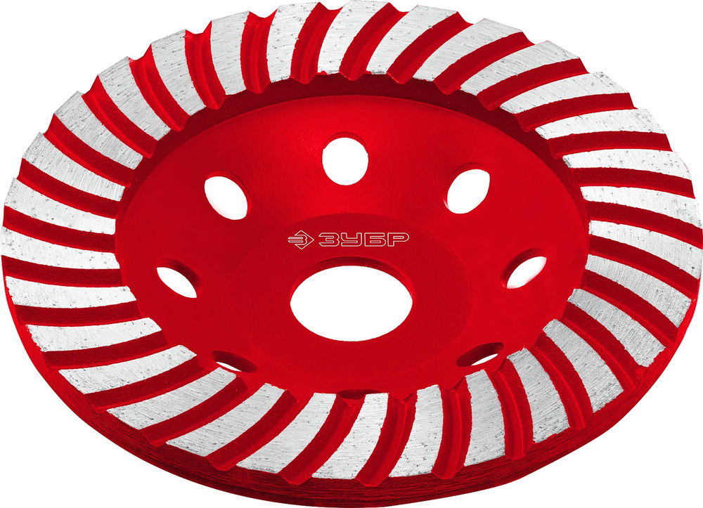 Чашка алмазная шлифовальная сегментированная d 125 мм ЗУБР Турбо 33375-125_z01