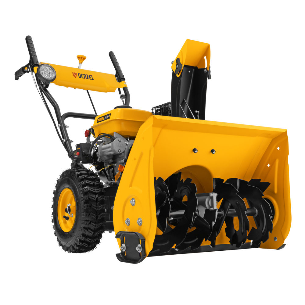 Бензиновая снегоуборочная машина SB 560 LP, 212 cc, электростартер, фара Denzel (97652)