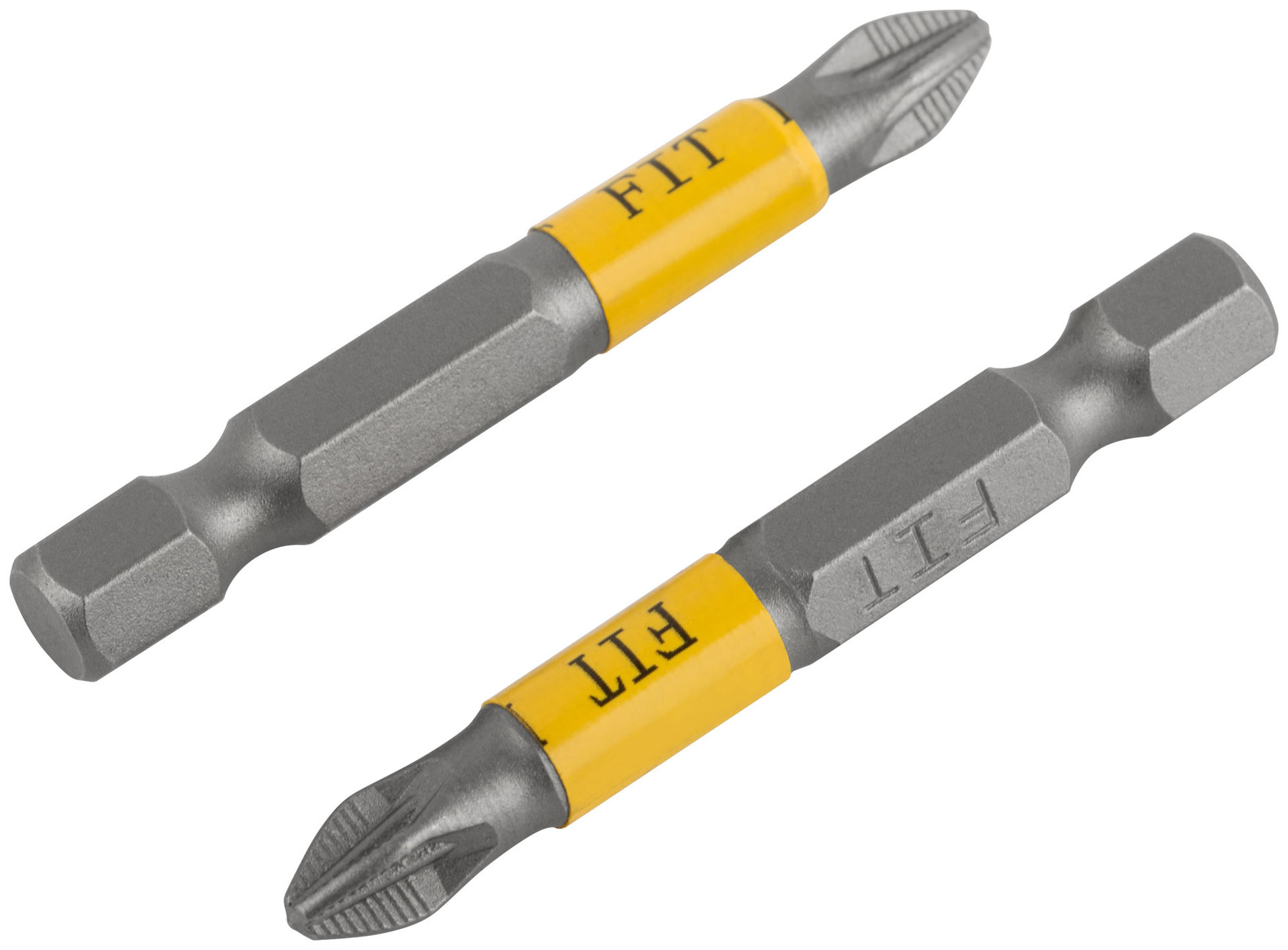 Биты кованые, сталь S2, односторонние 50 мм PZ2, Профи 10 шт., блистер (57535)