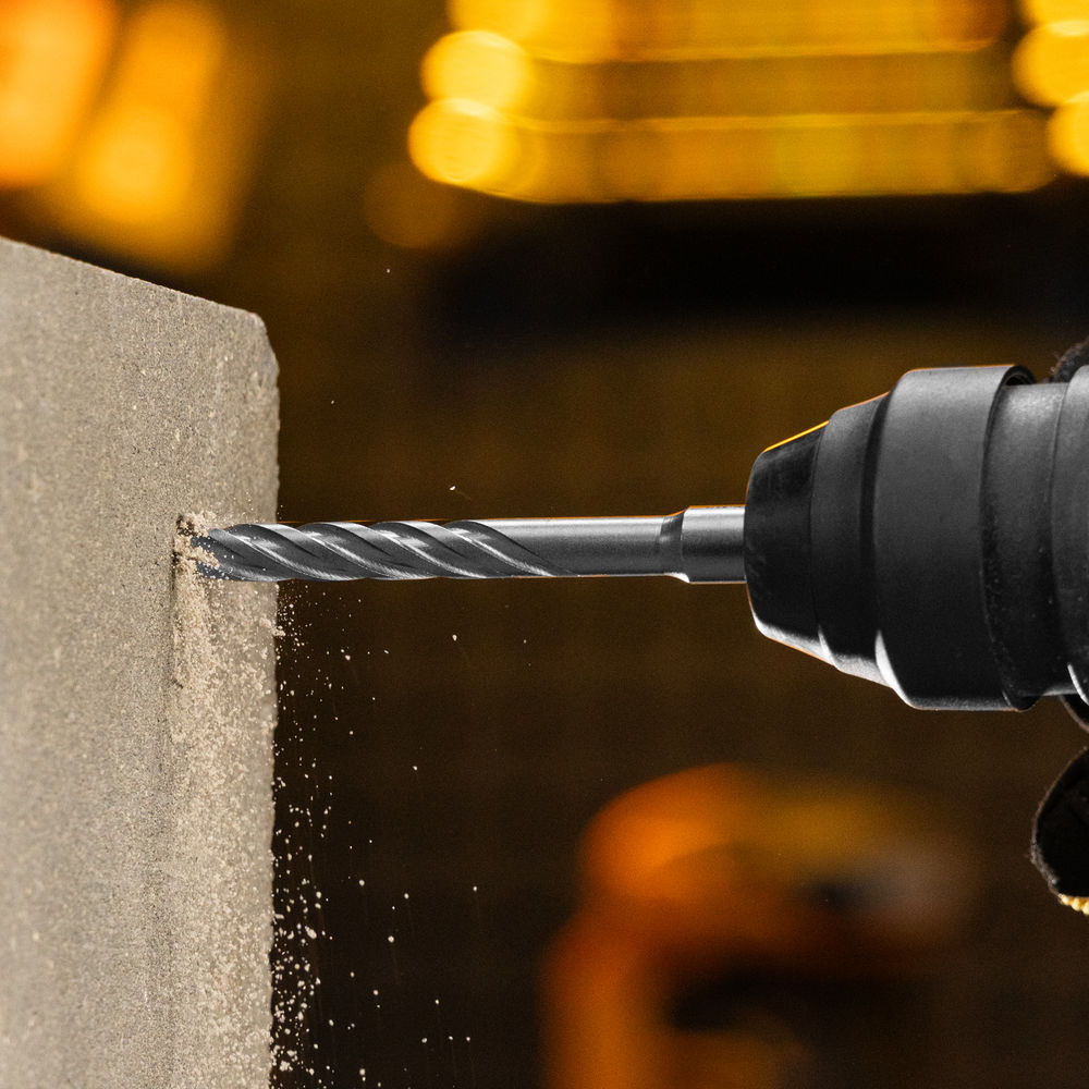 Бур по бетону, цельная крестовая пластина, 8x165 мм, SDS PLUS Denzel (705306)