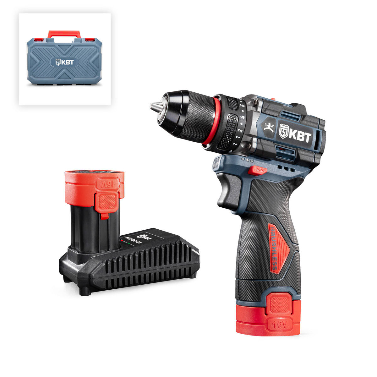 Дрель-шуруповерт DB-16-10 серия ПРОФИ (КВТ) (102587)