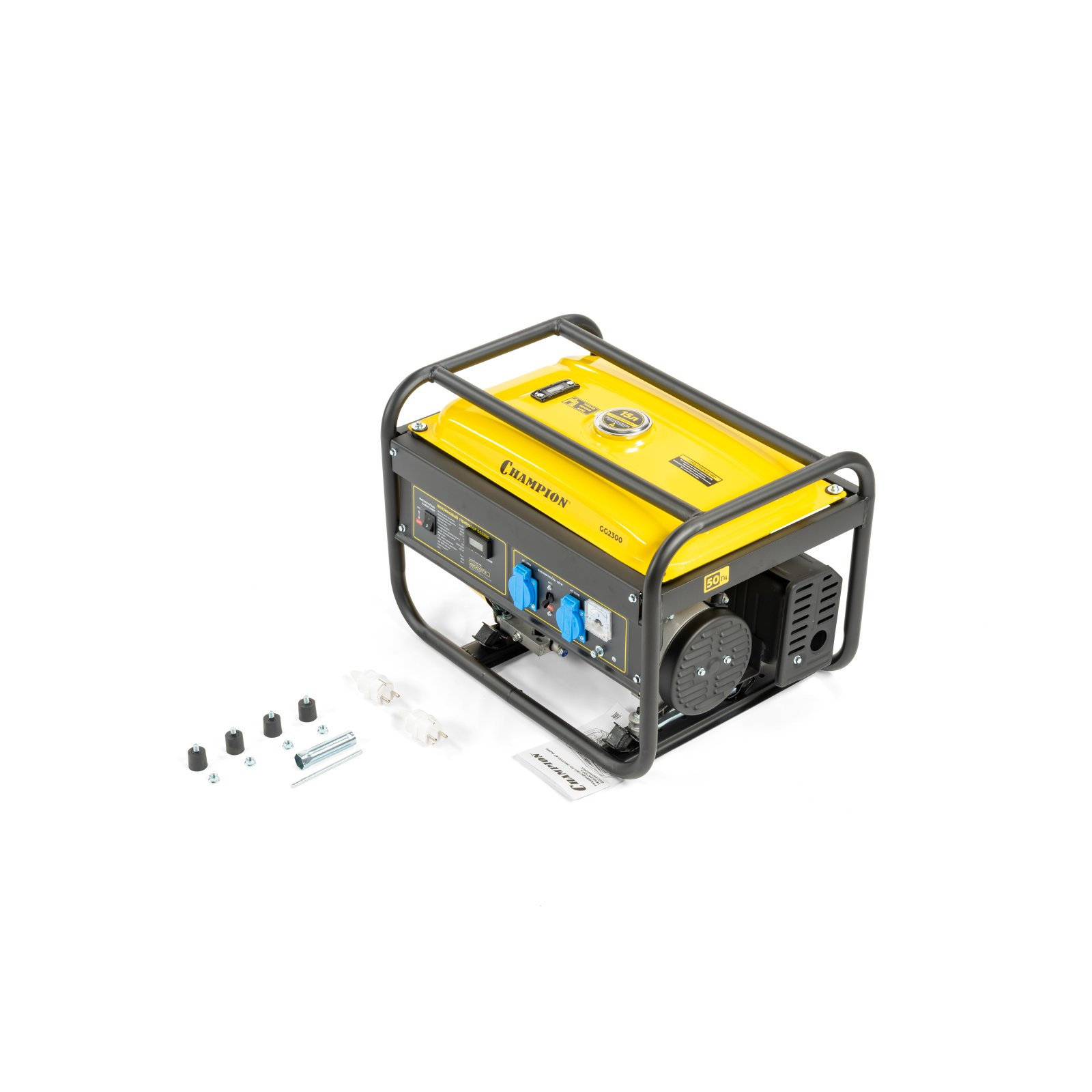 Генератор CHAMPION GG2300 (2,3/2.5кВт 7лс 15л 37кг, счетчик) (GG2300)