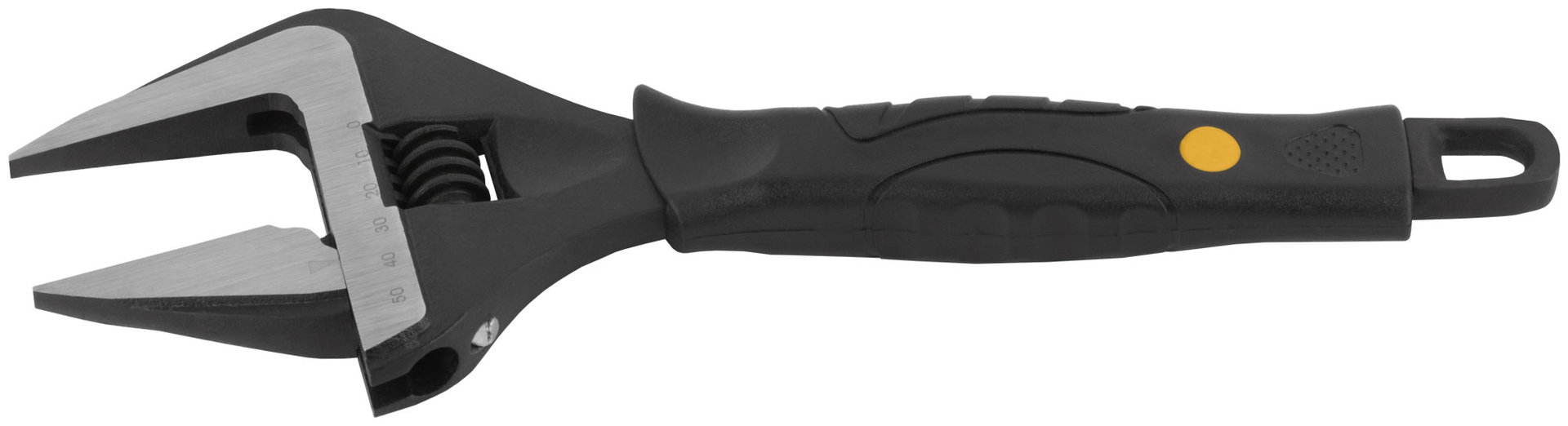 Ключ разводной Контур, узкие губки, шкала, экстра увелич.захват, ПВХ накладка на ручку 300 мм ( 60 мм )