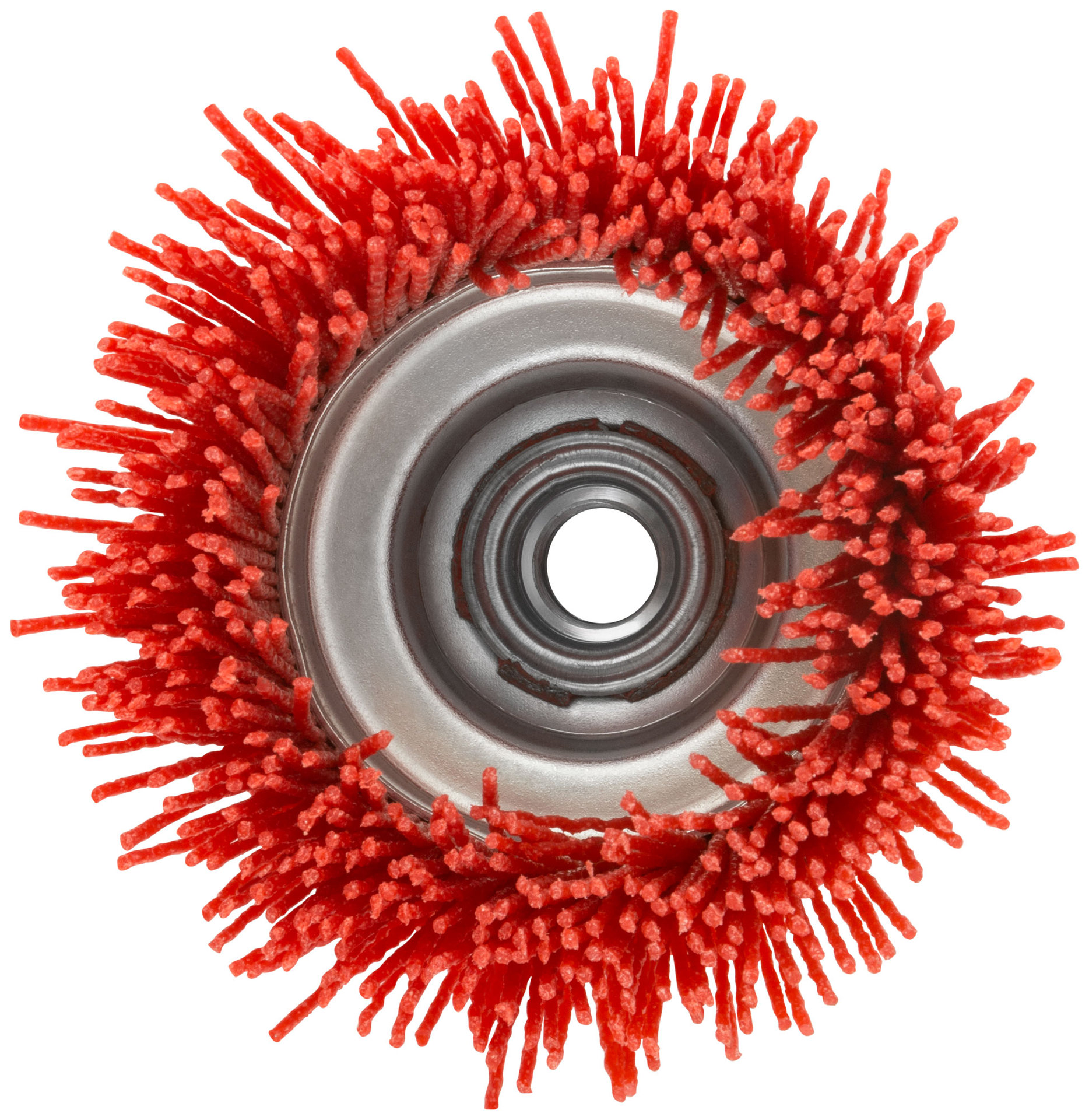 Корщетка-чашка нейлоновая, гайка М14, Профи 100 мм (38798)