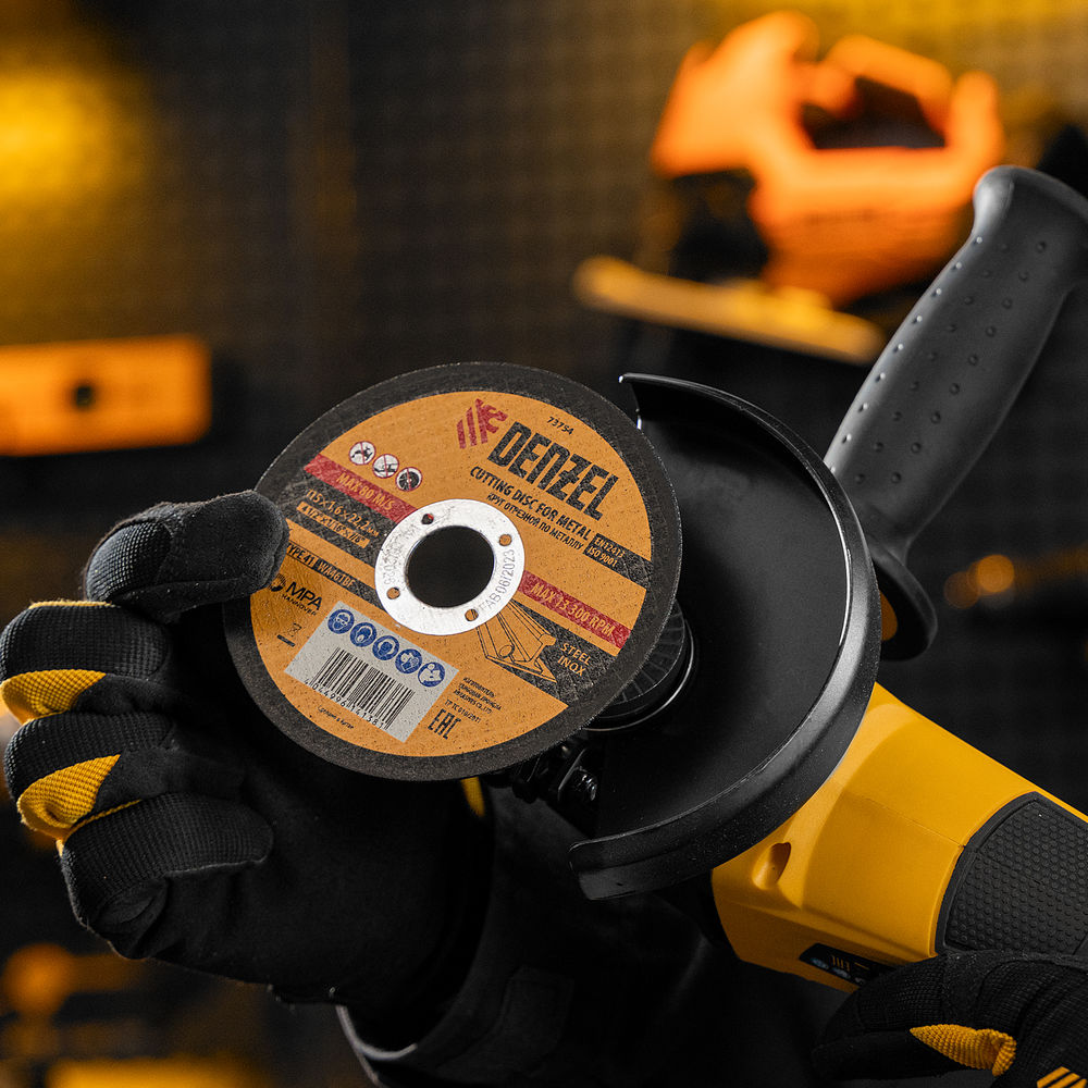 Круг отрезной по металлу, 115 х 1.6 х 22.2 мм Denzel (73754)