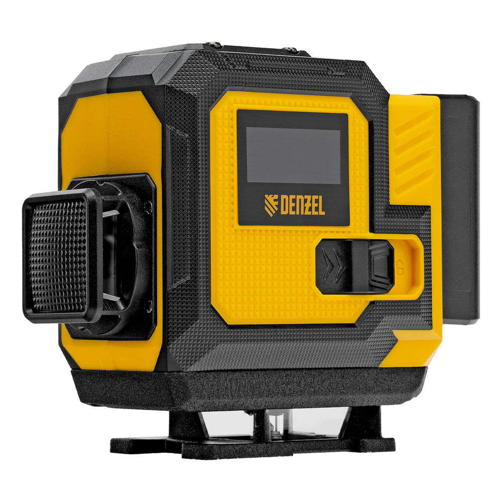 Лазерный уровень мультипризменный DLV-360-3T, 30 м, зеленый луч, Li-Ion 2,4 Aч, штатив // Denzel (350805)