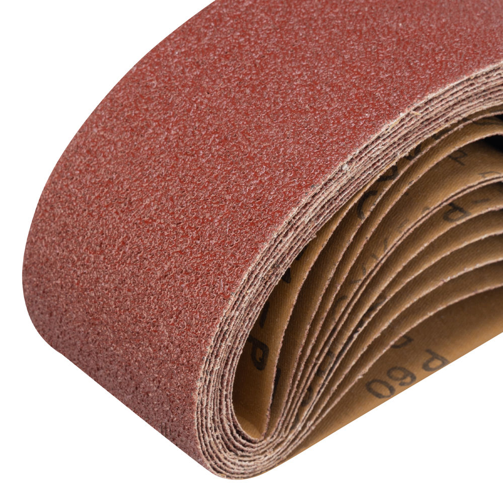 Лента абразивная бесконечная, P 60, 75 х 457 мм, 10 шт Matrix (74210)