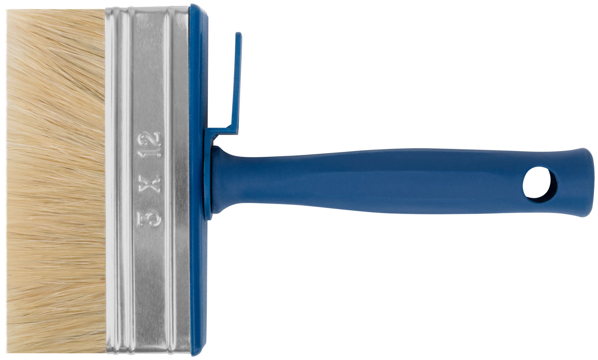 Макловица, натур.светлая щетина, пластиковый корпус, полая ручка, мини 30 х 120 мм (01658)