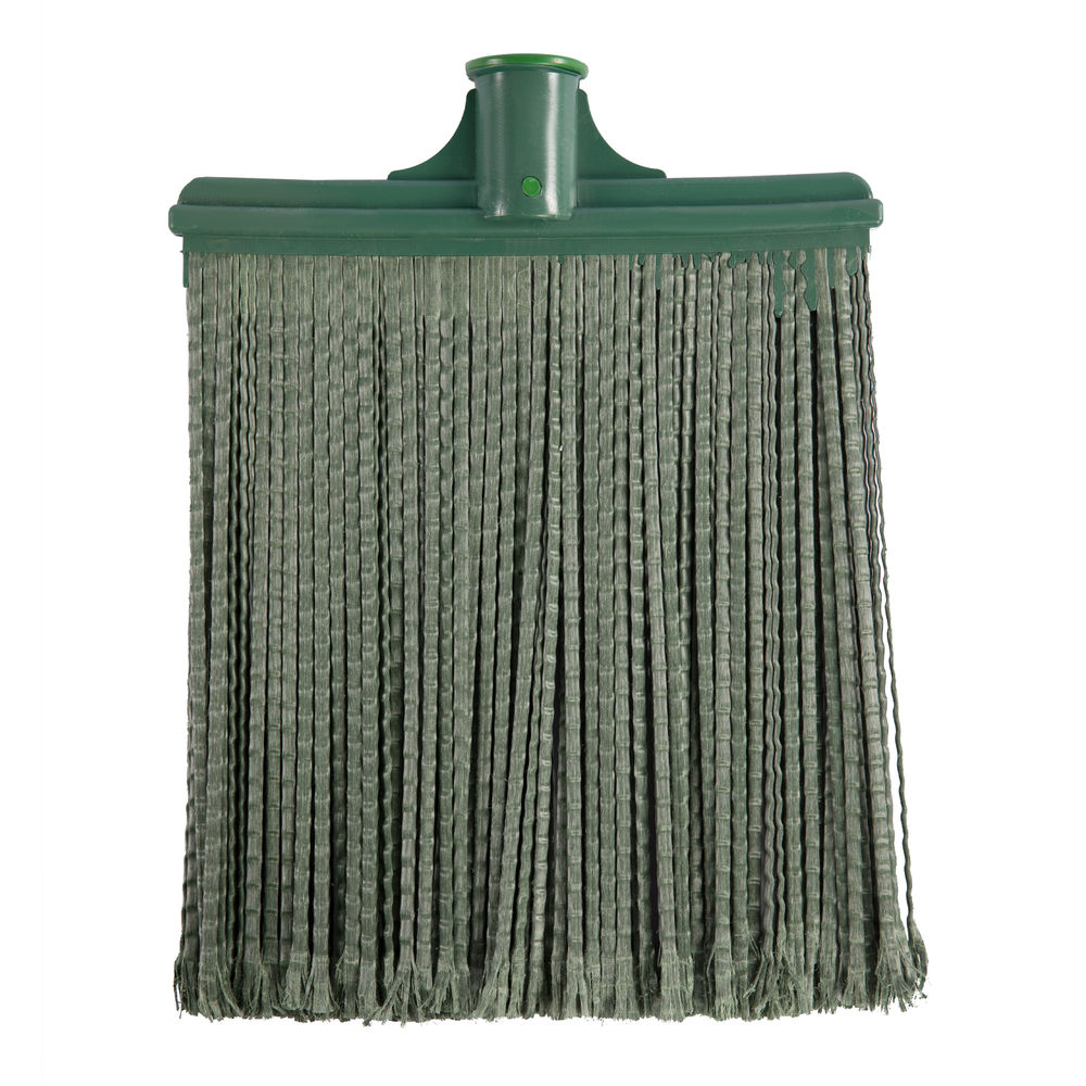 Метла полипропиленовая, 270 х 260 мм, плоская распушенная, без черенка, Сибртех (63207)