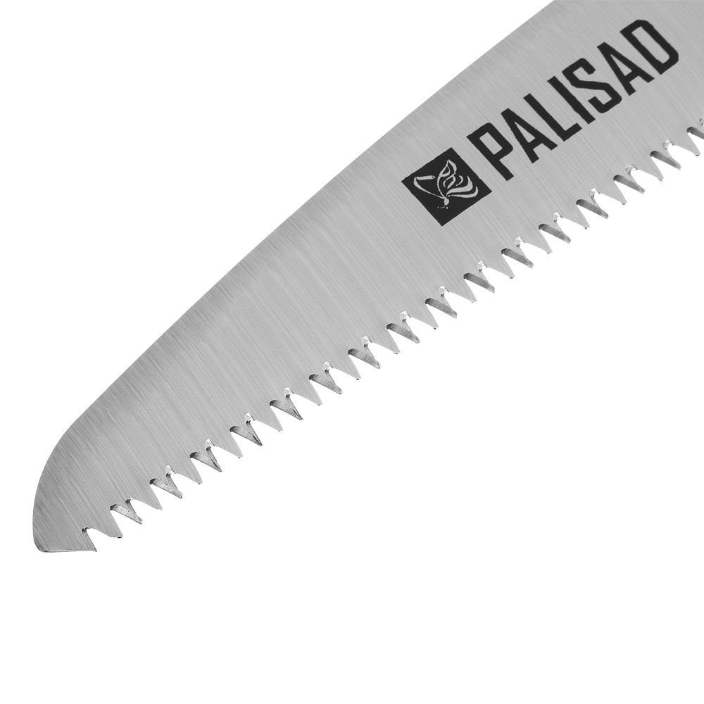 Пила садовая складная, 150 мм рабочая часть, пластиковая обрезиненная рукоятка, Palisad (604145)
