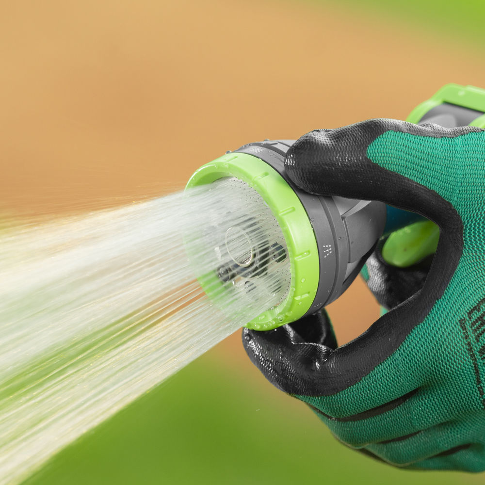 Пистолет-распылитель, 8 режимов, регулируемый, металлический, с курком, LUXE Palisad (65800)