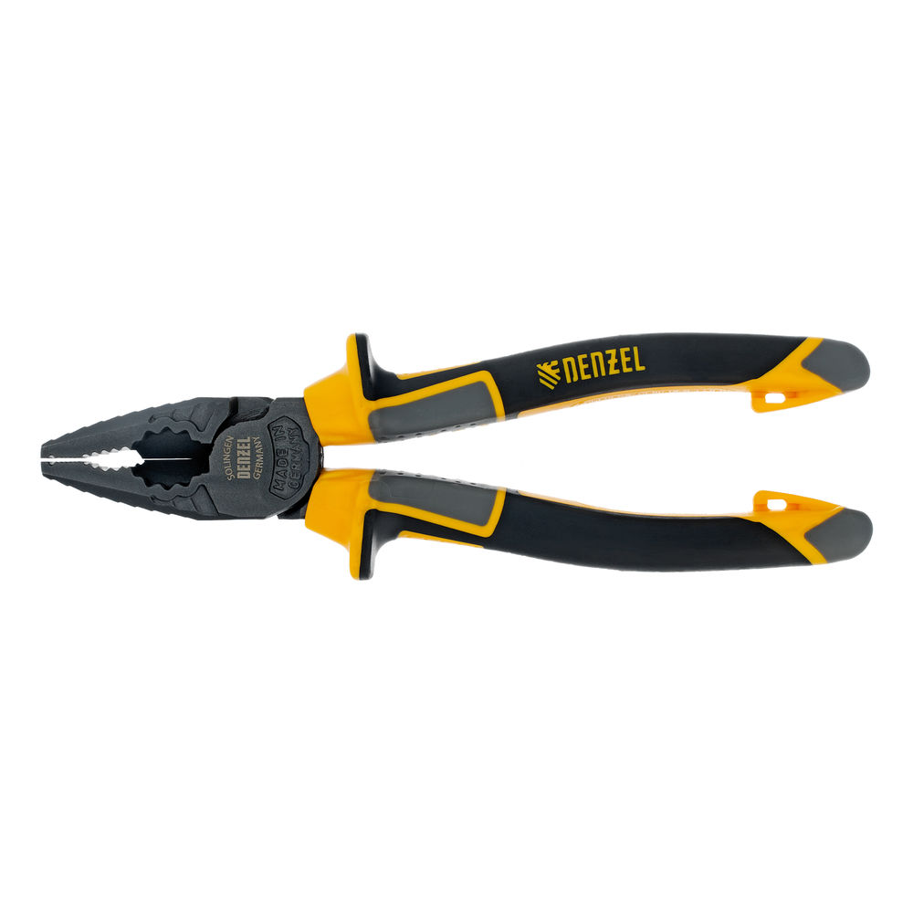 Плоскогубцы комбинированные 180 мм, трехкомпонентные рукоятки Denzel (17081)