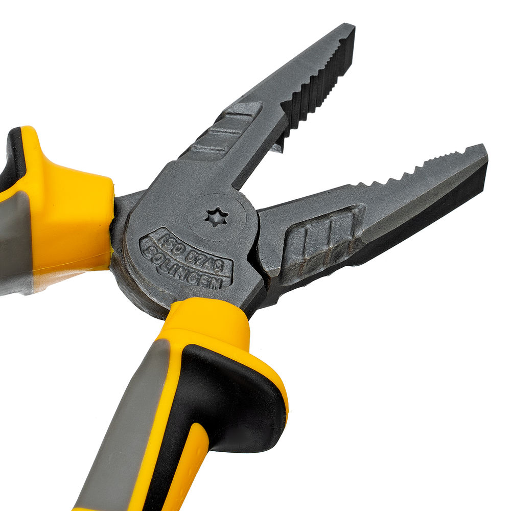 Плоскогубцы комбинированные 205 мм, трехкомпонентные рукоятки Denzel (17082)