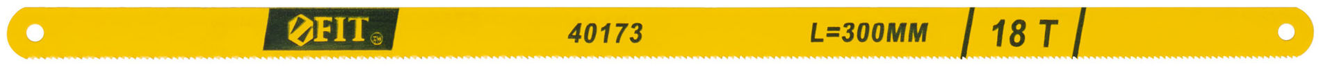 Полотна ножовочные по металлу, легированная сталь, 20 Cr, 300 мм, в блистере 2 шт. ( 18 ТPI ) (40173)