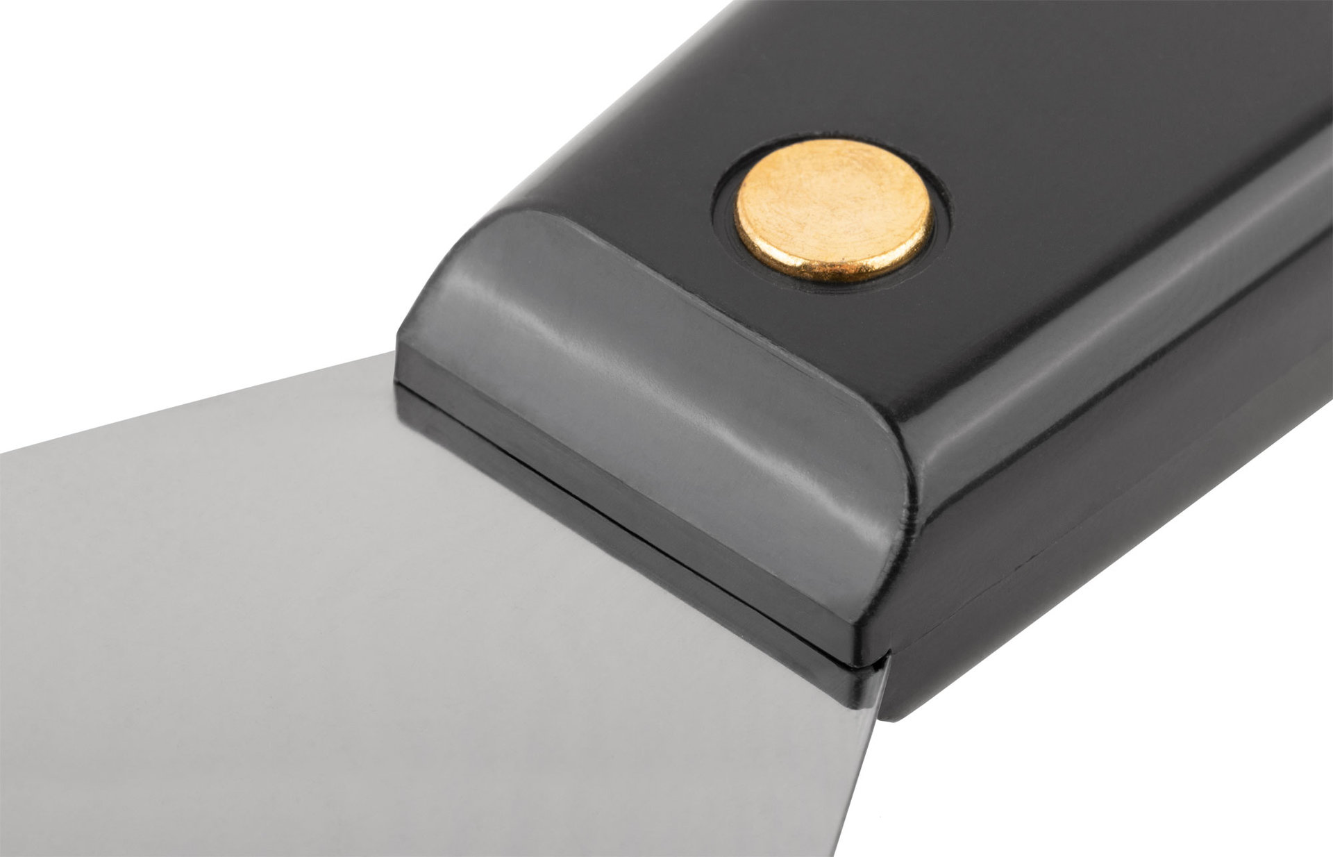 Шпатель для удаления ржавчины Профи, толщ. лезвия 1 мм, пластик.ручка с метал.бойком 3 (75 мм) (06400)