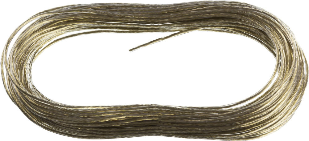 Трос хозяйственный 20 м, d 2.5 мм, стальной, в полимерной оболочке STAYER 50145-2.5