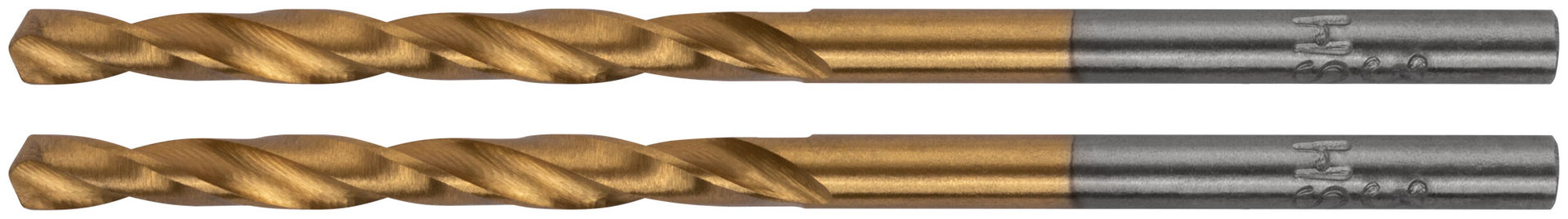 Сверла HSS по металлу, титановое покрытие, в блистере 3,0 мм (2 шт.) (34330)